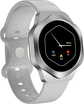 Смарт часы Canyon Hexagon 88 BT-CALL Silver (CNS-SW88SS)