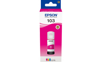 Контейнер с пурпурными чернилами Epson C13T00S34A 103 EcoTank Magenta ink bottle (C13T00S34A)
