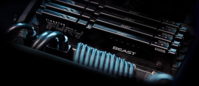 Оперативная память Kingston FURY Beast DDR5 32GB 6000MT/s - Black (KF560C36BBE2-32)