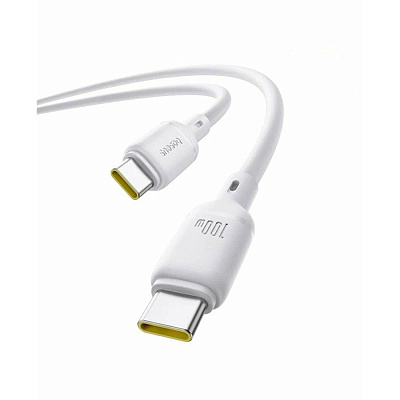Интерфейсный кабель Baseus Silky Type-C to Type-C 100W 2m White (P10377704213-01)