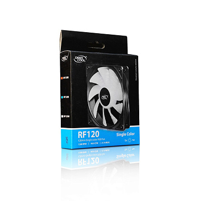 Кулер для компьютерного корпуса Deepcool RF 120B (DP-FLED-RF120-BL)