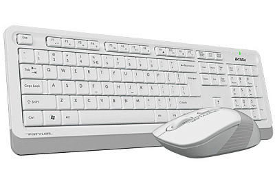 Клавиатура + мышь A4Tech Fstyler FG1010S, White, (FG1010S/ WHITE)