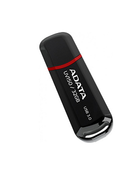 USB флеш-накопитель ADATA DashDrive UFD 3.0, UV150, 32GB, Black (AUV150-32G-RBK)