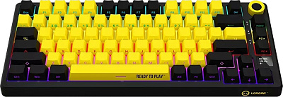 Клавиатура Lorgar KBP7075W, Black/yellow (LRG-KBP7075W-YL-RU)