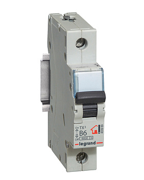 Legrand 403969 Авт.выкл.TX3 B6A 1П 6000 (403969)