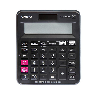 Калькулятор настольный CASIO MJ-120DPLUS-W-EP (MJ-120DPLUS-W-EP)