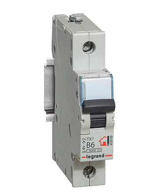 Legrand 403969 Авт.выкл.TX3 B6A 1П 6000 (403969)