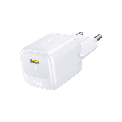 Адаптер питания Baseus FN22 1C 30W EU Moon White (E0123101)