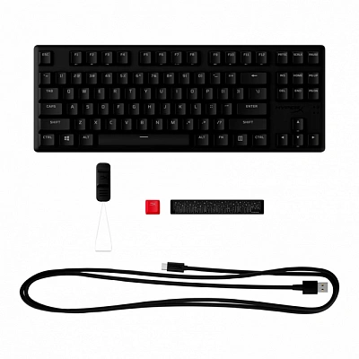Игровая клавиатура HyperX Alloy Origins Core PBT HX Aqua TKL (639N9AA)