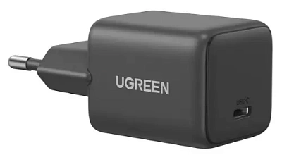 Зарядное устройство на 1xUSB C, 20W, QC4.0/PD3.0, Gan X, серый, X512 (55528)