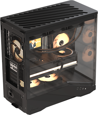 Компьютерный корпус Formula V Crystal U9 PA Black (Crystal U9 PA Black)