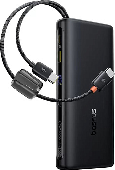 Портативный внешний аккумулятор Baseus EnerFill FC41 10000mAh 67W, Cosmic Black (E0028P00)