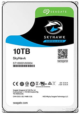  Жесткий диск для видеонаблюдения 10Tb SkyHawk SATA (ST10000VX0004)