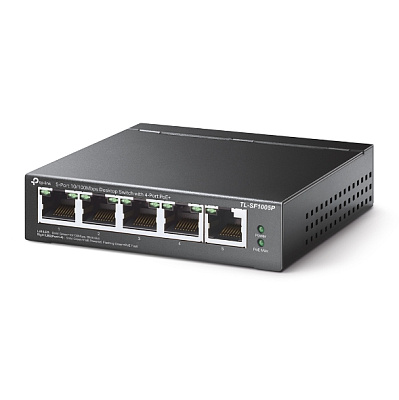 Коммутатор TP-Link TL-SF1005P (TL-SF1005P(UN) V2.0/TL-SF1005P(UN) V4.0)