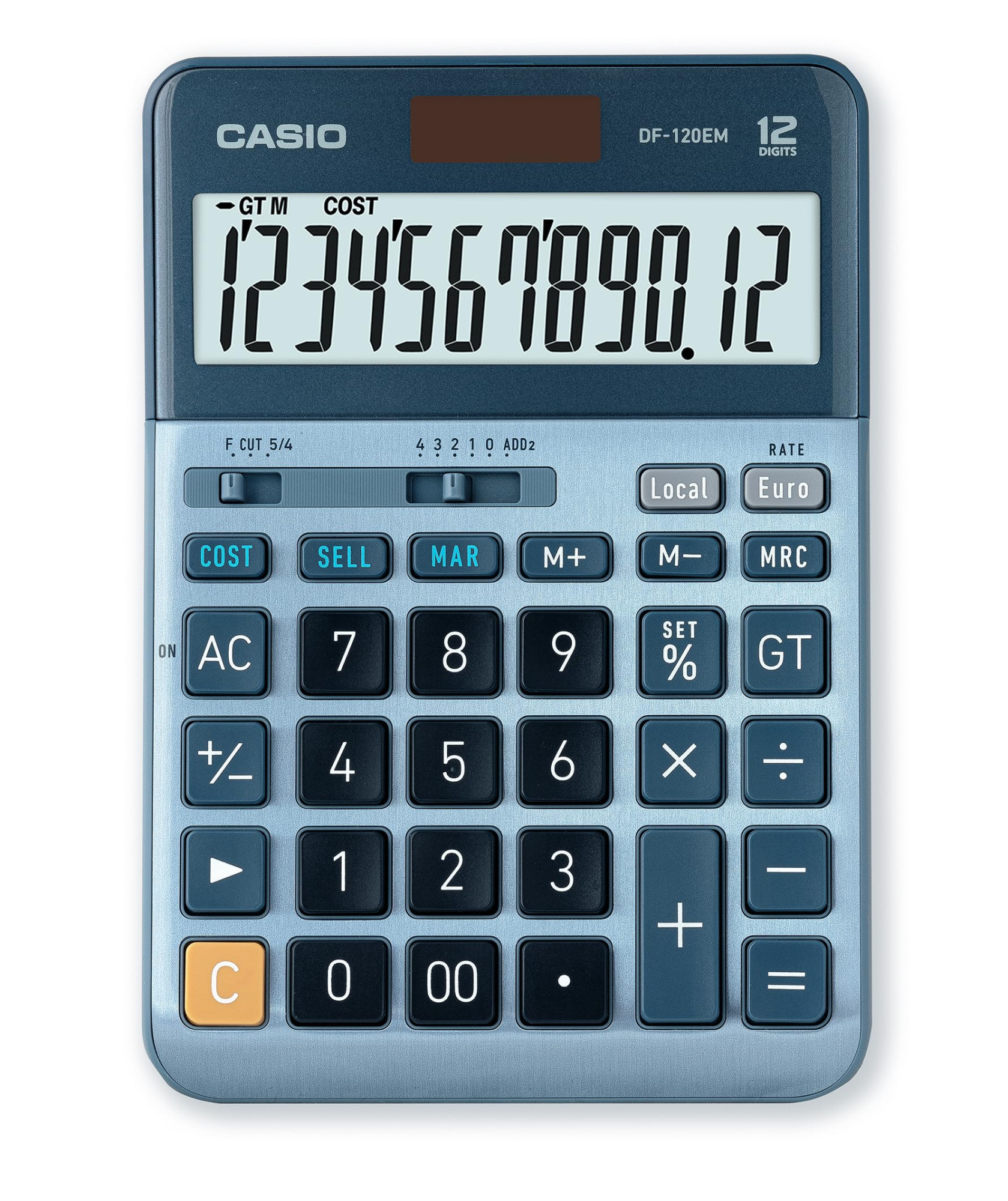 Калькулятор настольный CASIO DF-120EM-W-EP (DF-120EM-W-EP)