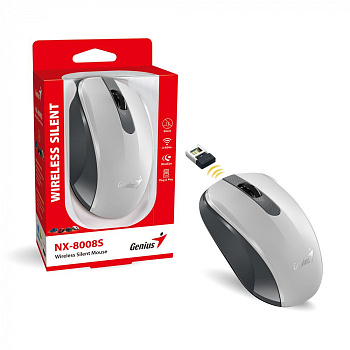 Мышка Genius RS2,NX-8008S,White+Gray (31030028403)