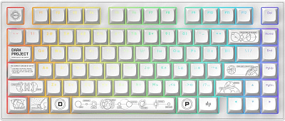Клавиатура Dark Project ALU81A Terra Nova White (DPKB_NOVA_81_ANSI_WHITE_UA)