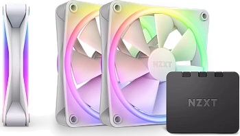 Комплект кулеров для компьютерного корпуса NZXT F120 RGB DUO 3в1 (RF-D12TF-W1)