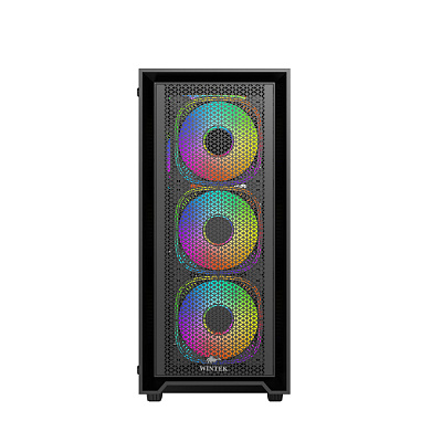 Корпус Wintek Apollo 802-B-M TG, чёрный (802-B-M TG)