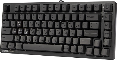 Клавиатура A4Tech Bloody MS76, MS Magnetic Switch - Iron Grey (MS76 IRON GREY)