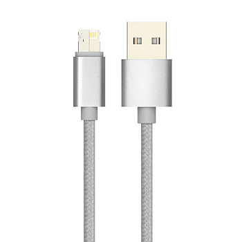 Кабель OLMIO USB 2.0 - MAGIC 5/8 (microUSB+lightning), 1м, 2.1А (38767)