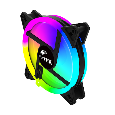 Вентилятор для корпуса Wintek SX-F211-B-12 ARGB, Black (SX-F211-B-12 ARGB)