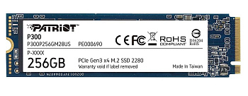 Твердотельный накопитель SSD M.2 NVME Patriot  256GB P300&nbsp;(P300P256GM28)
