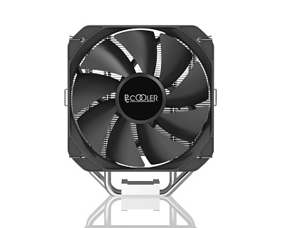 Кулер для процессора PCCooler Paladin 400, S1700/1200/115x/AM4, 800-1600rpm, 130cm fan, 200W, Black (Paladin 400)