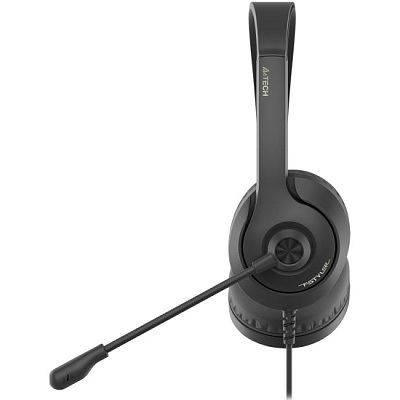  Наушники+микрофон A4tech FH100U-Stone Black (FH100U-Stone Black)
