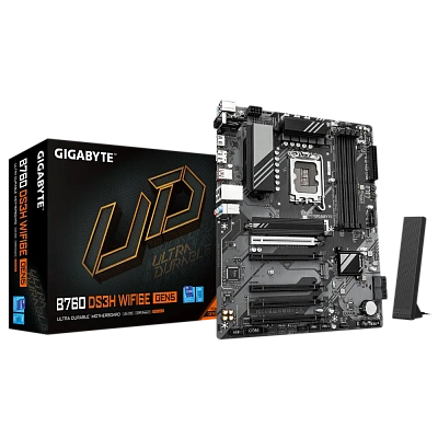Материнская плата GIGABYTE B760 DS3H WIFI6E GEN5 (B760 DS3H WF6E GEN5)