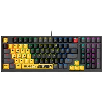 Клавиатура A4Tech Bloody S98 Sports, Lime, Multimedia, Gaming BLMS Red  USB (S98/SPORTS LIME/RED)