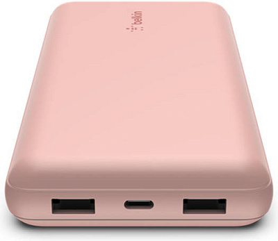 Портативный внешний аккумулятор Belkin Boost Charger 20000mAh 15W Rose Gold (BPB012BTRG)