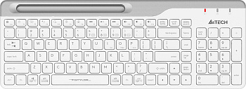 Клавиатура A4Tech Fstyler FBK25, Multimedia, White, USB (FBK25/WHITE)