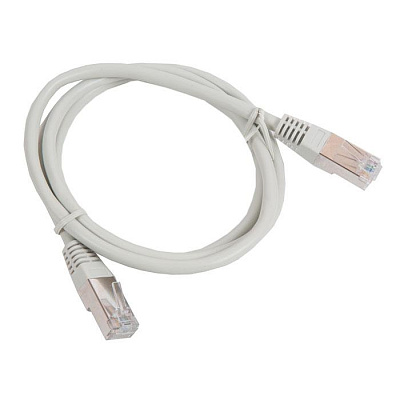 Патч-корд FTP Cablexpert PP22-1m кат.5e, 1м, литой, многожильный (серый) (PP22-1M)