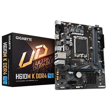 Материнская плата GIGABYTE H610M K DDR4, LGA1200 (GA-H610M-K-DDR4)  Материнская плата GIGABYTE H610M K DDR4, LGA1200 (GA-H610M-K-DDR4)