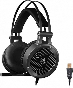 Гарнитура A4Tech Bloody G530 1.8m, LED, Grey (G530/GREY)