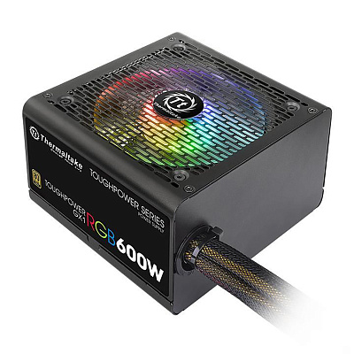 Блок питания Thermaltake Toughpower GX1 RGB 600W (Gold) (PS-TPD-0600NHFAGE-1)
