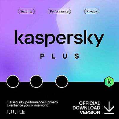  Антивирус Kaspersky Plus Kazakhstan Edition для всех устройств, 12 мес., 3 устройства (KL10420DCFS)