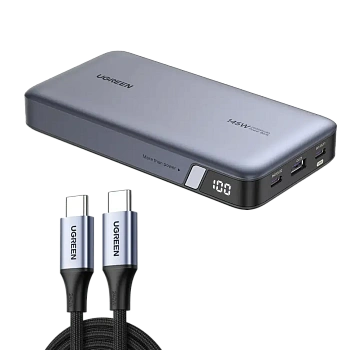 Мобильный аккумулятор UGREEN Power Bank, 20000mAh, PB723 (55365B) 