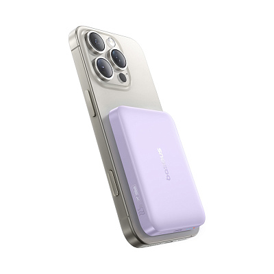 Портативный внешний аккумулятор Baseus EnerFill FM11 Ultra-Mini, 10000mAh 22.5W - Purple (P1008210E513-00)