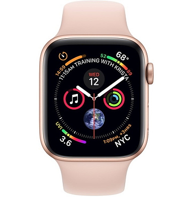 Смарт-часы Apple Watch Series 5, 44mm, Gold-Pink (MWVE2LL/A)