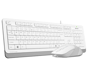 Клавиатура A4Tech Fstyler F1010, White, USB + мышь (F1010 WHITE)