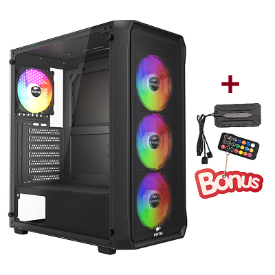 Корпус Wintek Tornado Pro, Black (PS195-B-M)