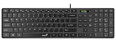 Комплект Клавиатура + Мышь Genius SLIMSTAR C126 (SLIMSTAR C126)