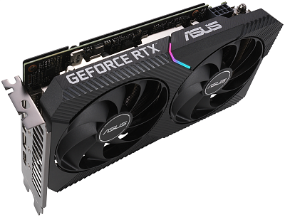  Видеокарта Asus RTX 3060 Dual V2 OC LHR (DUAL-RTX3060-O12G-V2)