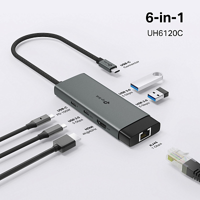 Концентратор USB TP-Link UH6120C (UH6120C)