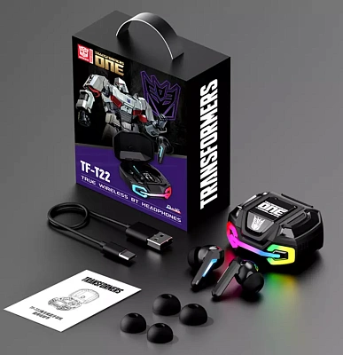 Наушники беспроводные TWS Transformers TF-T22, Black (TF-T22_Black)