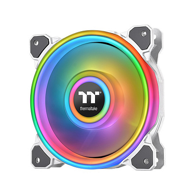 Кулер для компьютерного корпуса Thermaltake Riing Quad 12 RGB White (CL-F100-PL12SW-C)
