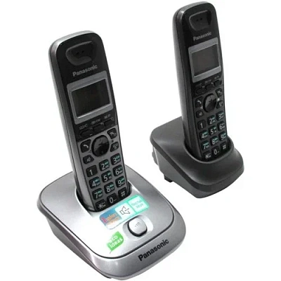 Радиотелефон PANASONIC KX-TG2512 (RU1)  Серый  (KX-TG2512RU1)
