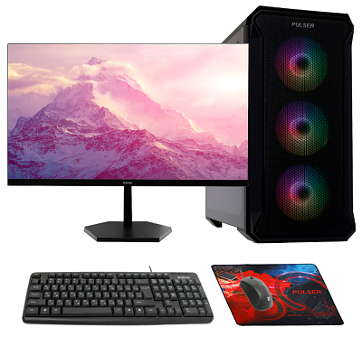 Системный блок PULSER Advanced  + Монитор 23.8" Sanc M2453FXG + Клавиатура мышь (Advanced )